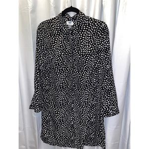Black w/ white hearts tunic